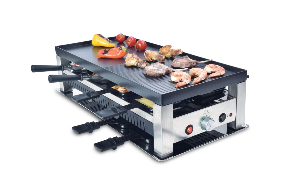 Solis Grill à raclette Typ 791 5 in 1 8 Personen