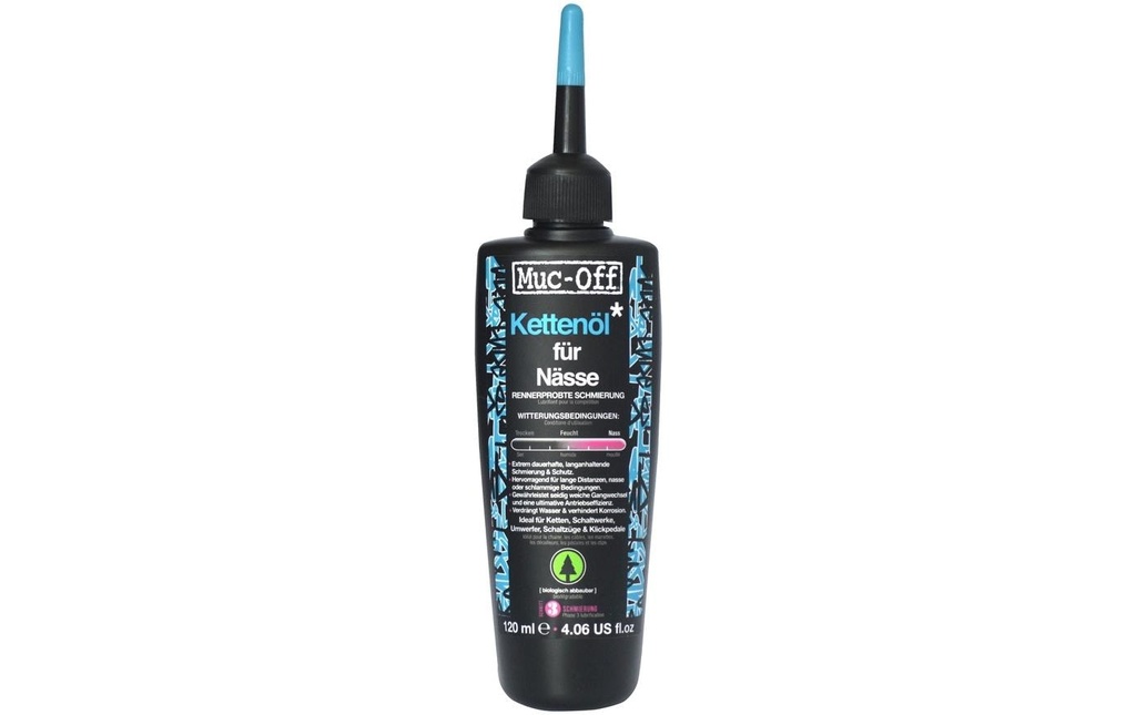Muc-Off Huile de chaîne Wet Lube 120 ml