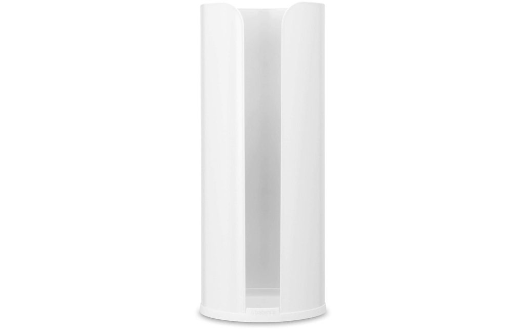 Brabantia Porte-rouleau pour papier toilette ReNew pour 3 rouleaux, Blanc