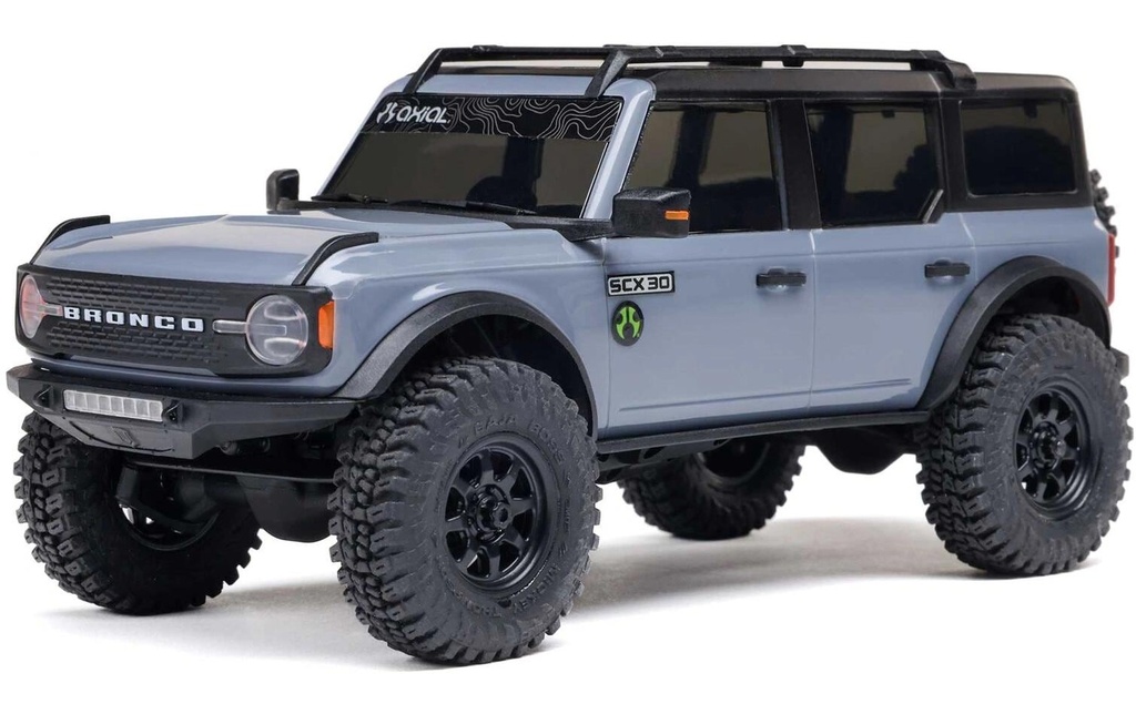 Axial Rock Crawler SCX30 Ford Bronco 1:30 RTR Gris