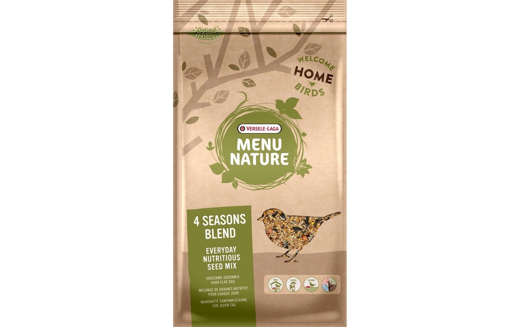 Versele Laga Nourriture pour oiseaux Menu Nature 4 Seasons Blend, 4 kg