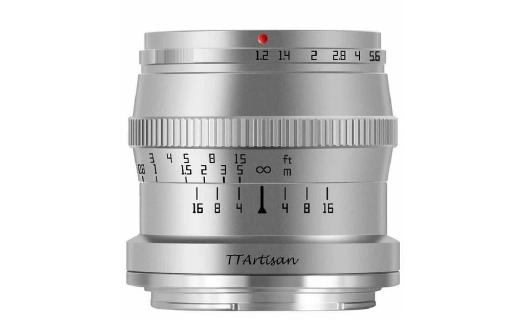TTArtisan Longueur focale fixe APS-C 50mm F/1.2 – Fujifilm X-Mount