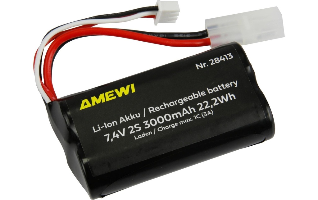 Amewi Batterie RC Li-Ion 2S 7.4 V 3000 mAh Tamiya