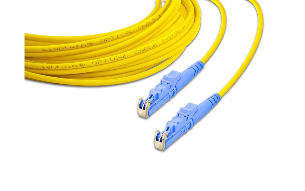 Lightwin Câble patch à fibre optique Singlemode E2000 – E2000, OS2, Simplex, 3 m
