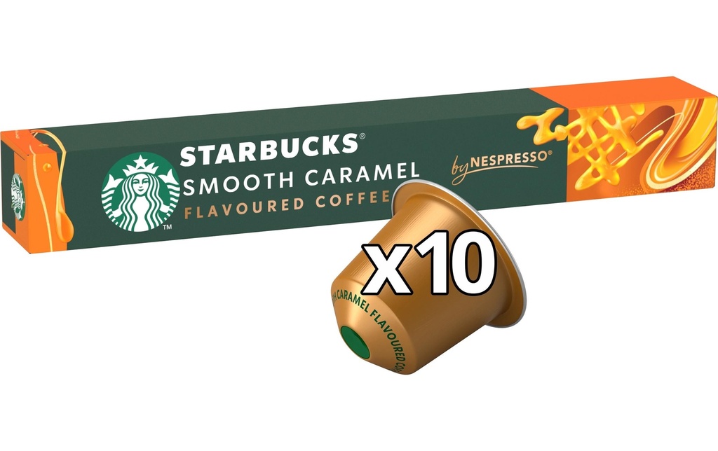 Starbucks Capsules de café Smooth Caramel by Nespresso Flavoured 10 pièces
