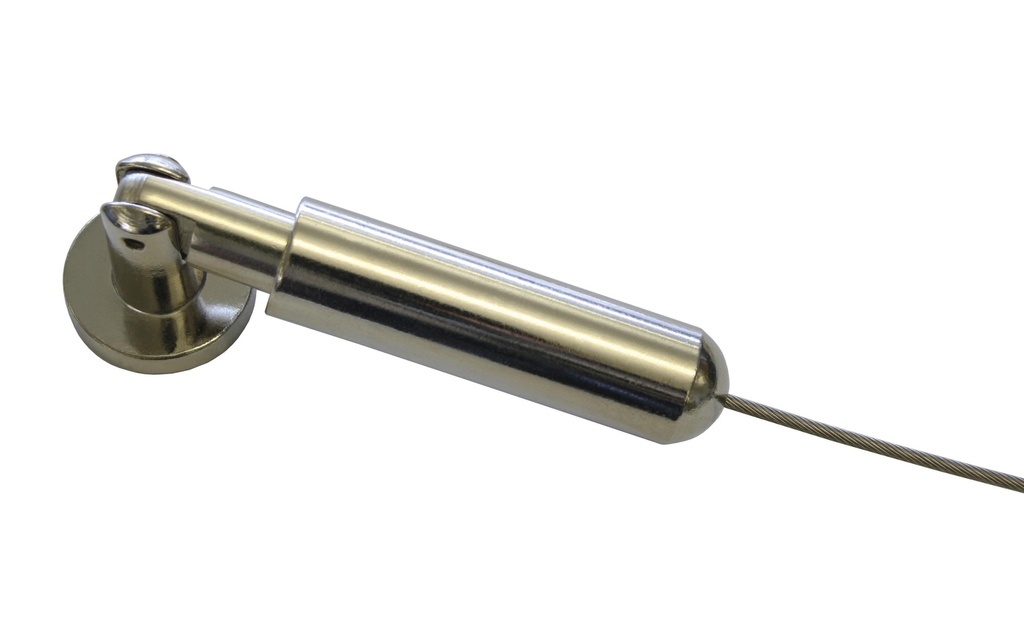 Gardinia Garniture de serrage de câble Race 5 m, Chrome