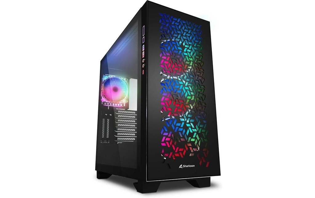 Sharkoon Boîtier d’ordinateur Elite Shark CA300H Noir