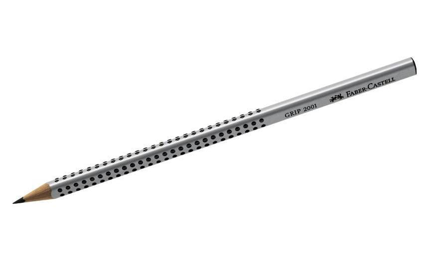 Faber-Castell Crayon GRIP 2001 HB, 2 mm, triangulaire, 12 pièces