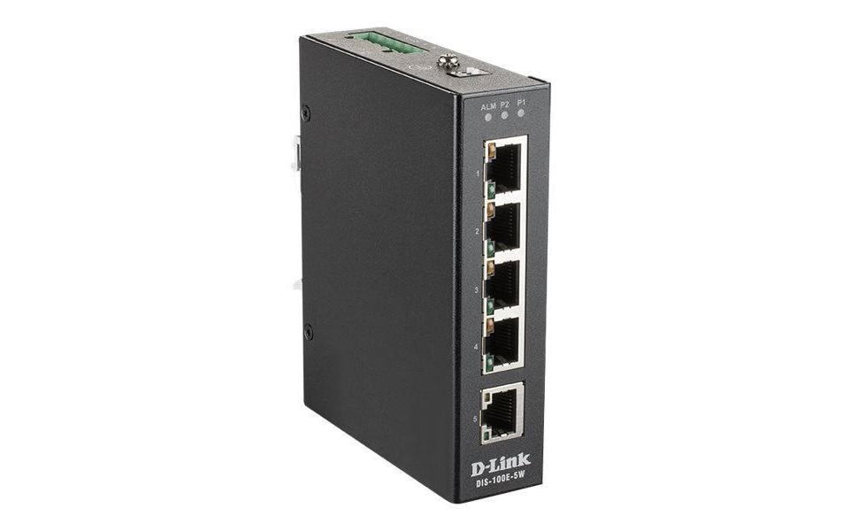 D-Link Switch sur rail DIS-100E-5W 5 Port