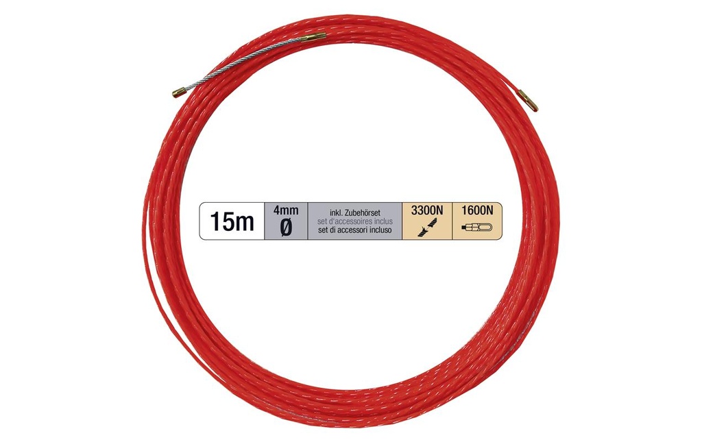 STEFFEN Tirage de câble 15m Ø 4 mm