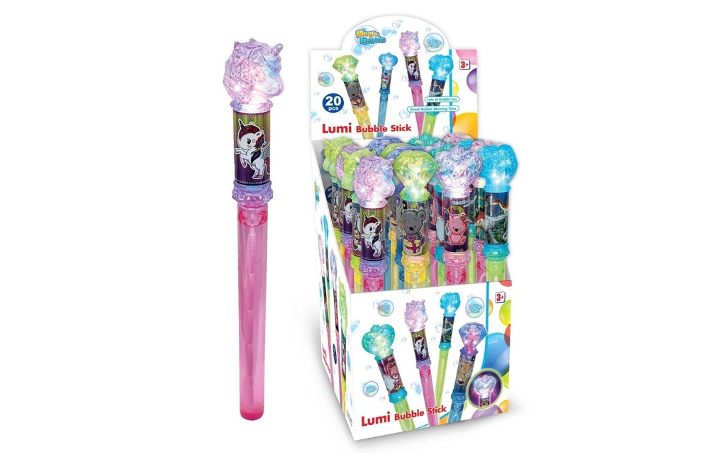 Totally Bulles de savon Lumi Bubble Stick assortis