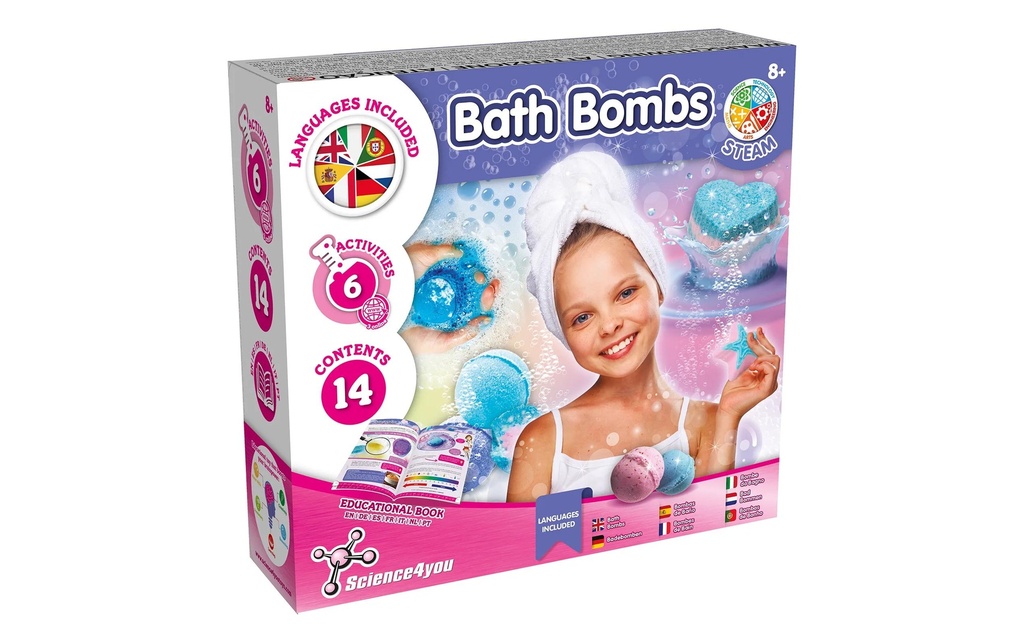 Science4you Boîtes d’expérimentation Atelier de bombes de bain
