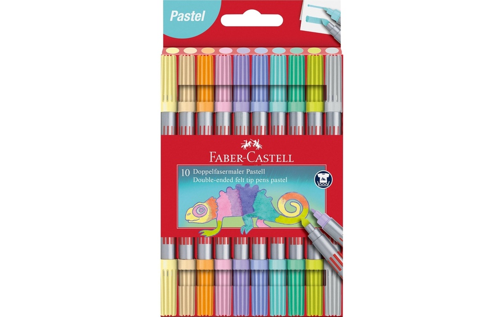 FABER-CASTELL Peintre double fibre pastel 10 (10 pces)