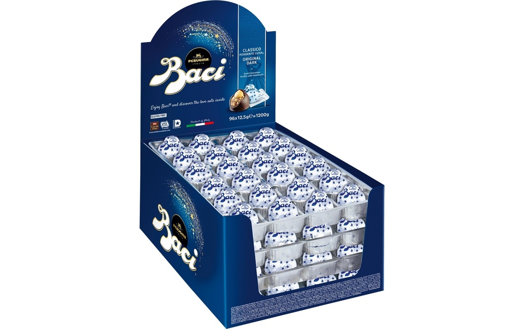 Baci Display 96 pièces – chocolat noir 1200 g