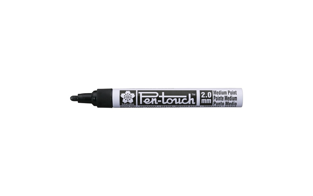 Sakura Marqueur peinture Pen-Touch 2,0 mm, M, Noir