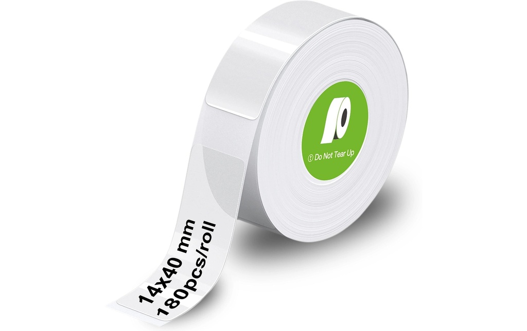 Olympia LabelRolls 180 étiquettes Noir sur Transparent