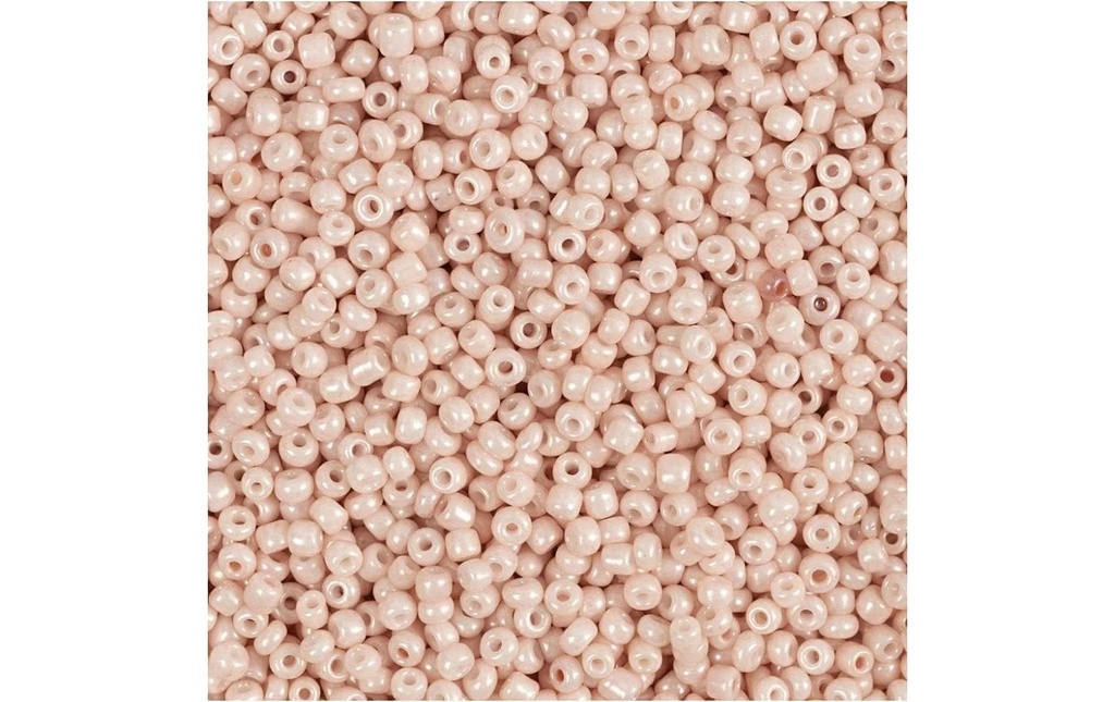 Creativ Company Perles de rocaille Perles de verre Rose poussière
