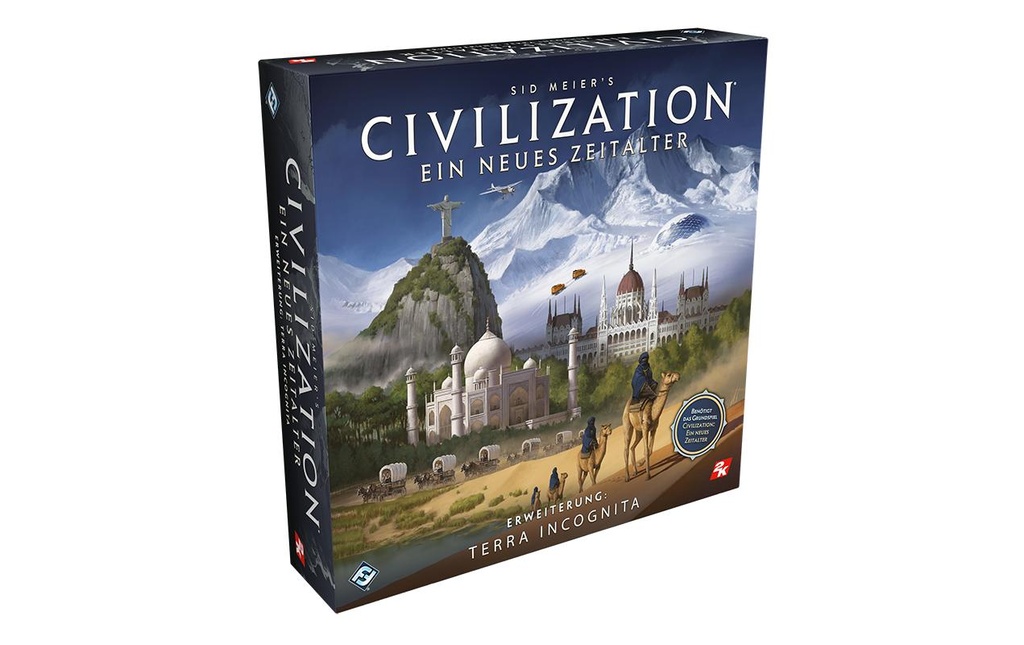 Fantasy Flight Games Jeux de connaisseur Civilization: Neues Zeitalter – Terra Incognita