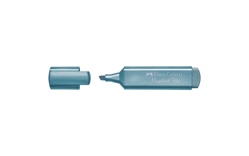 FABER-CASTELL Marqueur 46 métallisé bleu