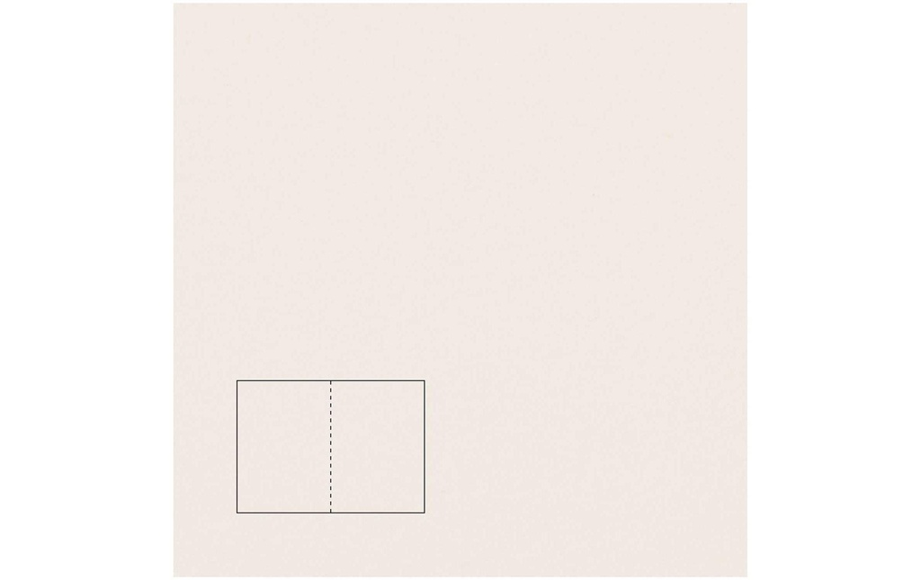 Rico Design Paper Poetry Essentials B6 Carte pliable Blanc éclatant