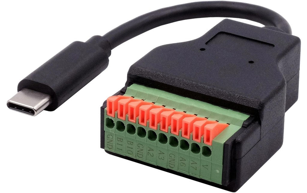 Exsys Adaptateur USB 3.1 Connecteur USB C - Bloc de terminaison 10-pin