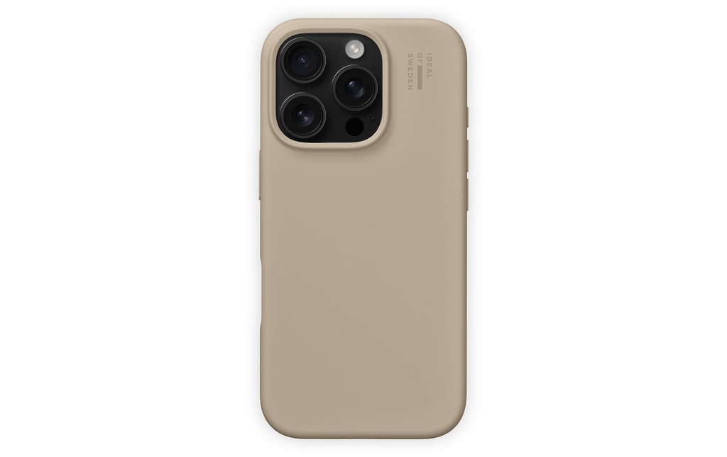 Ideal of Sweden Coque arrière Silicone iPhone 16 Pro Max Beige