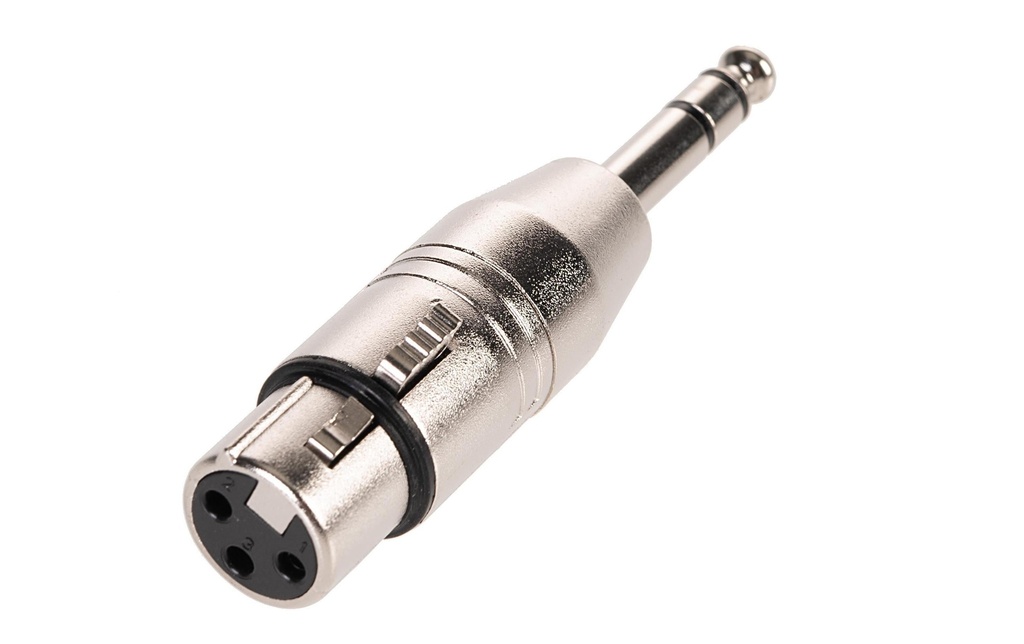 Bemero Adaptateur audio BA1101 XLR 3 pôles femelle - jack 6,3 mm mâle