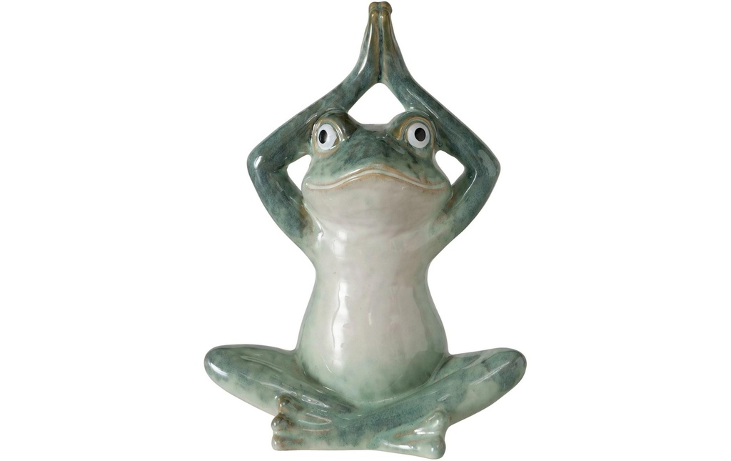 Boltze Objet à exposer Boltze Figurine Grenouille Steffo 23 cm