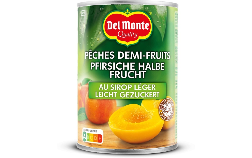 Del Monte Boîte Demi-pêches légèrement sucrées 235 g