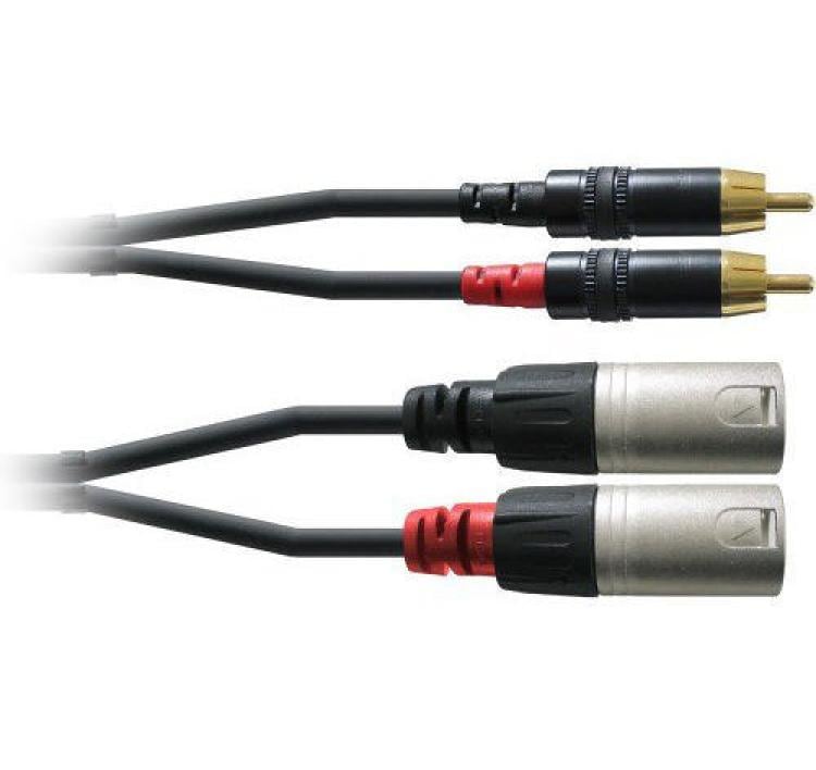 Cordial Câble audio CFU 3 MC Cinch - XLR 3 m