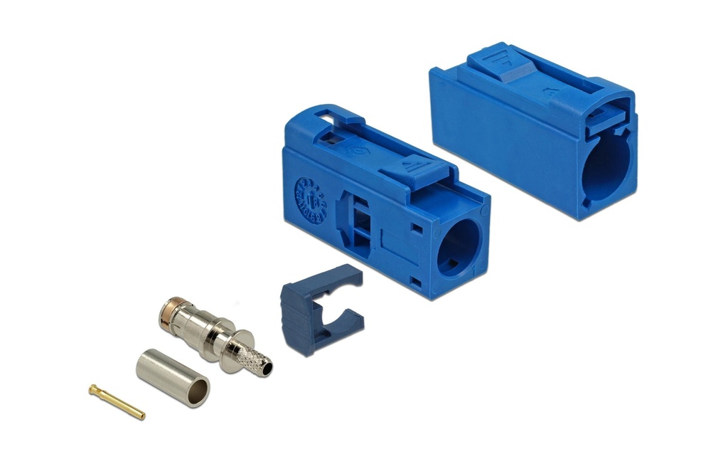 Delock Adaptateur d’antenne à sertir, FAKRA C Douille (f) - Ouvert Ouvert