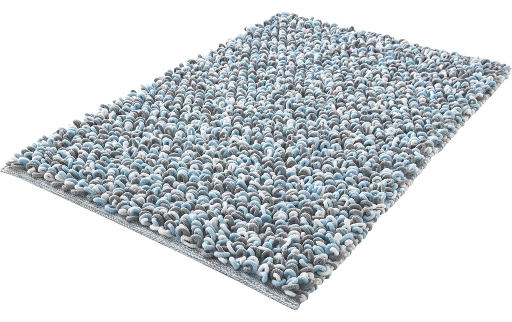 Kleine Wolke Tapis de bain Sling 70 x 120 cm, Bleu/Blanc