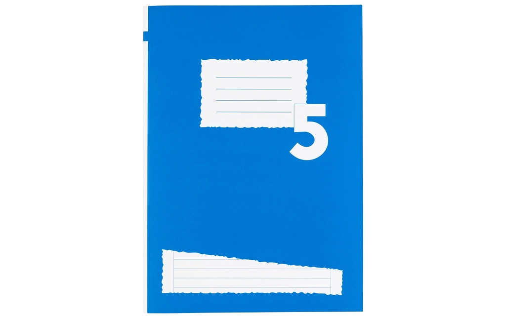 office focus Cahier d'école A4, À lignes, Bleu, 10 Pièce/s