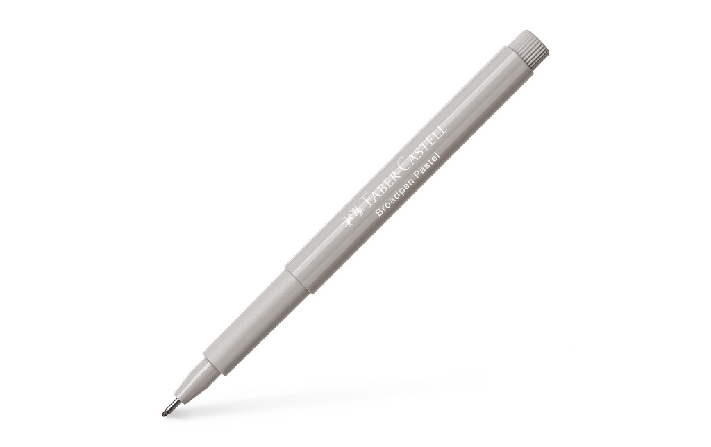 Faber-Castell Fineliner Broadpen 1554 0.8 mm, gris pastel