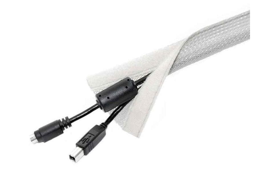 Multibrackets Gaine de câble 10 m x Ø 45 mm Blanc