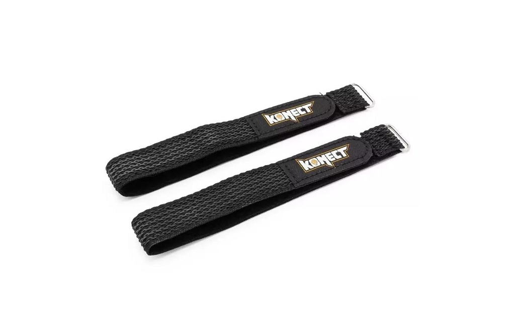 Konect Bande Velcro sur batterie 300 mm, 2 pièces