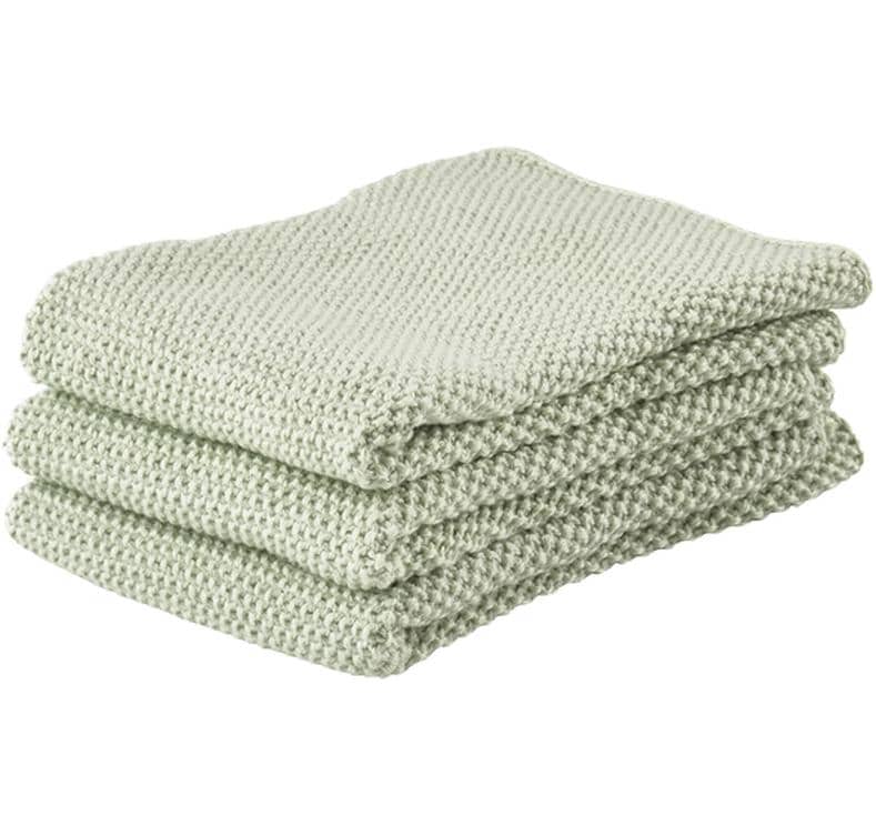 Zone Denmark Torchon à vaisselle Set de 3, Menthe, 27 x 27 cm