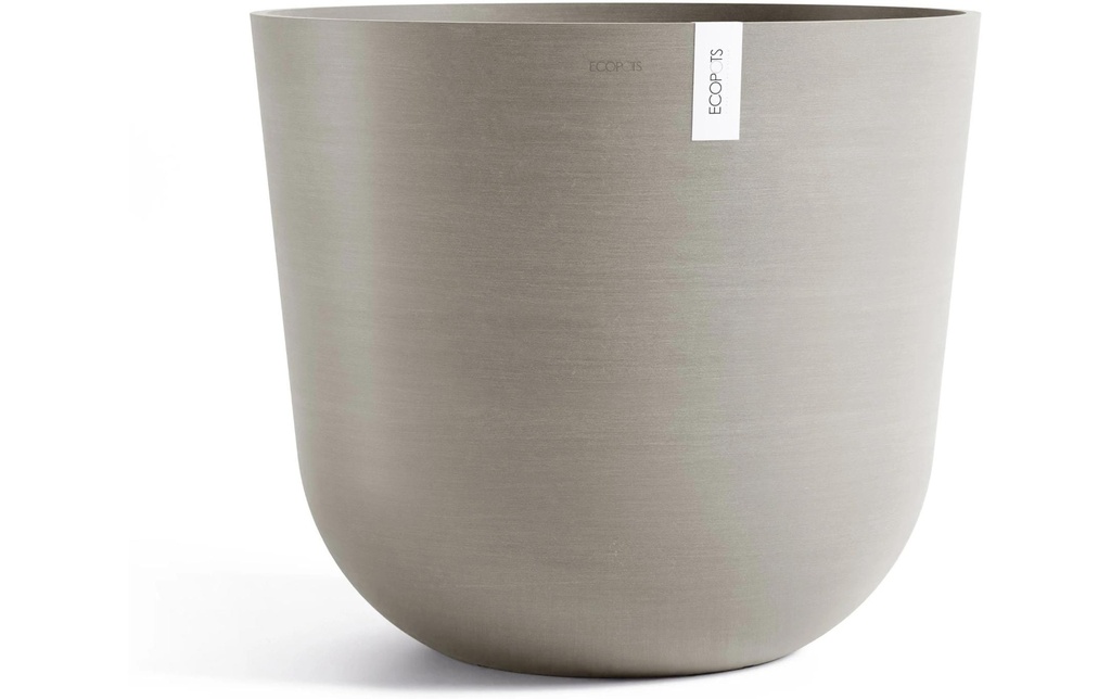 Ecopots Pot de fleur Oslo Ø 65 cm Taupe