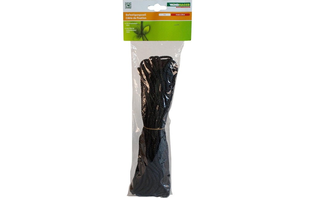 Windhager Corde de fixation pour filets à chats 20 m