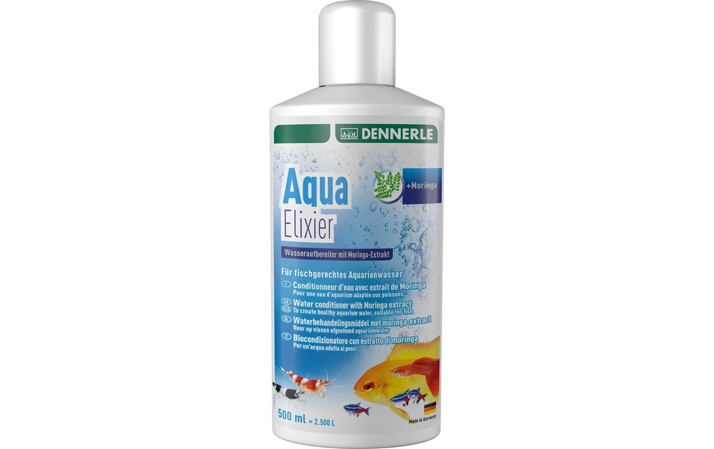 Dennerle Conditionneur d'eau Élixir Aqua, 500 ml