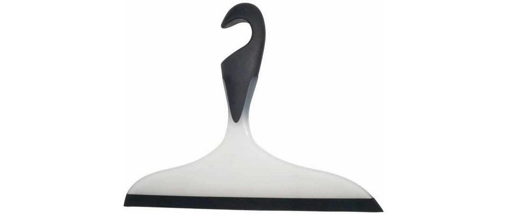 Wenko Raclette de douche Loano Noir/Blanc