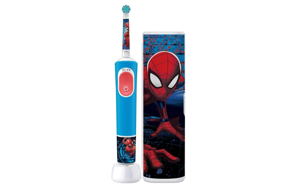 Oral-B Brosse à dents rotative Vitality Pro 103 Kids Spider Bleu/Rouge
