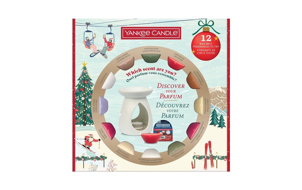 Yankee Candle Signature Plaquettes de cire parfumées Après Ski 12 pièces