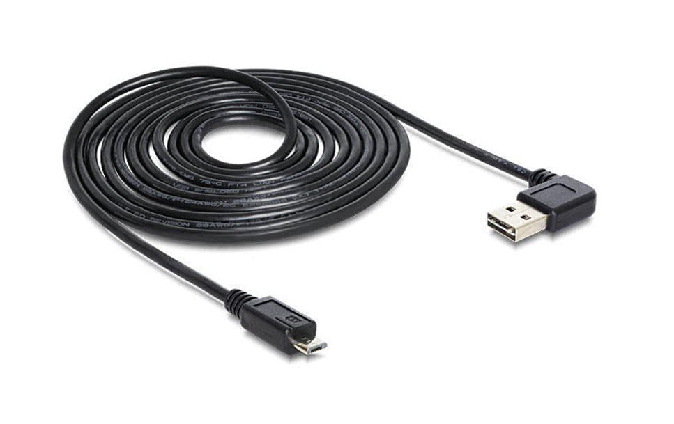 Delock Câble USB 2.0 EASY-USB USB-A - Micro-USB B 3 m
