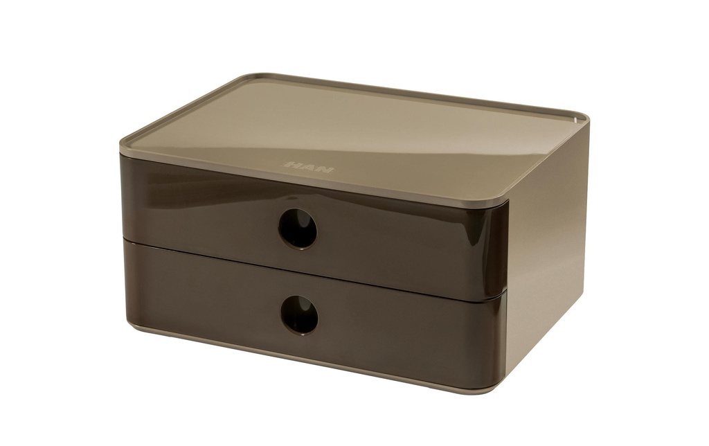 HAN Boîte à tiroirs Allison Smart-Box Plus 2 tiroirs, marron