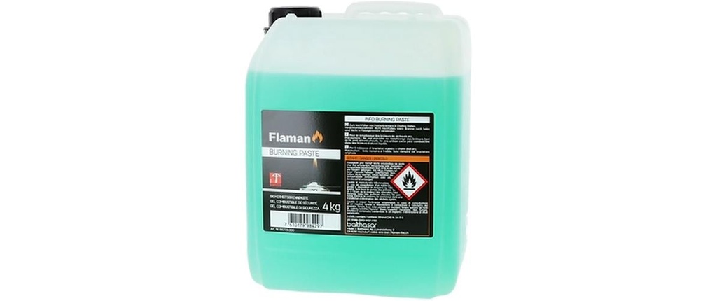 Flaman Pâte combustible Bidon 4 kg
