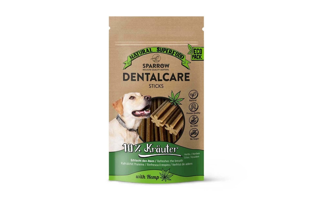 Sparrow Collation Bâtonnets DentalCare, 154 g