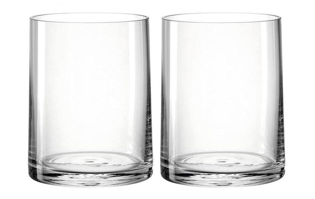 LEONARDO Vase Novara 19 cm 2 pièces, transparentes