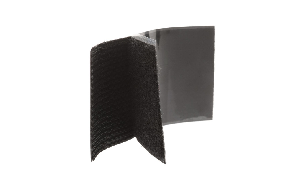FASTECH Bande auto-agrippante 50 x 100 mm autocollant noir, 2 paires