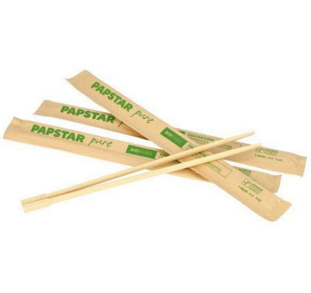 Papstar Bâtonnets Pure Bambou 50 Pièce/s Beige